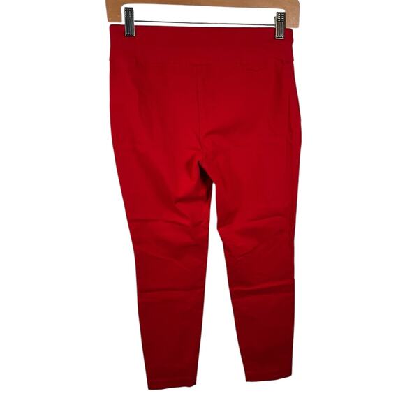 Alfani 4P Red Stretch Cigarette Pants Women’s Petite Casual minimalist style - Picture 2 of 7